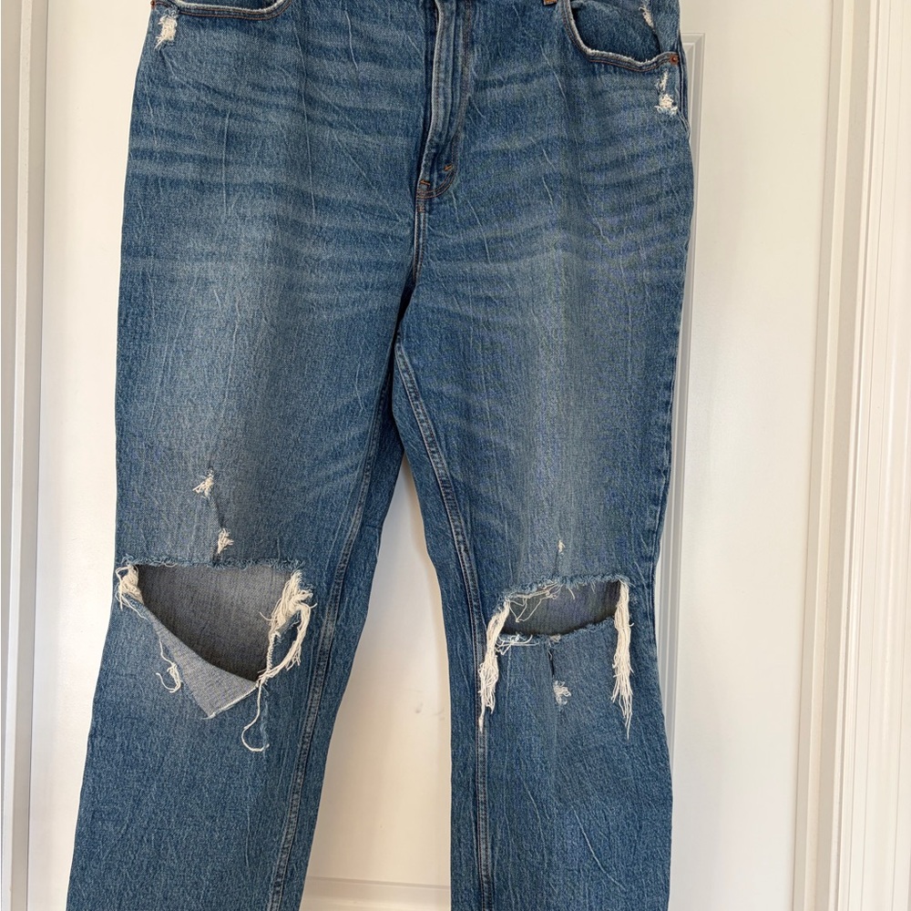 Abercrombie & Fitch Light Blue High Rise Jeans